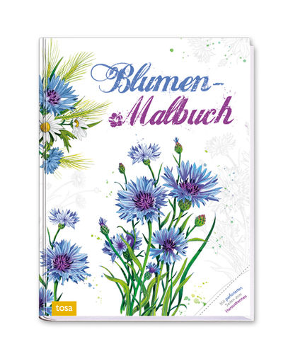 Blumen-Malbuch